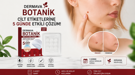 DERMAVA Mikro İğneli Ben Bandı 5 Günde Acısız Benlerinden Kurtul
